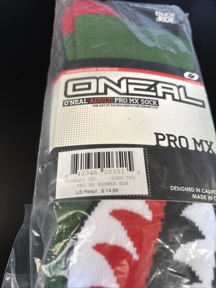 O’Neil Pro MX Socks Adult OS Bomber