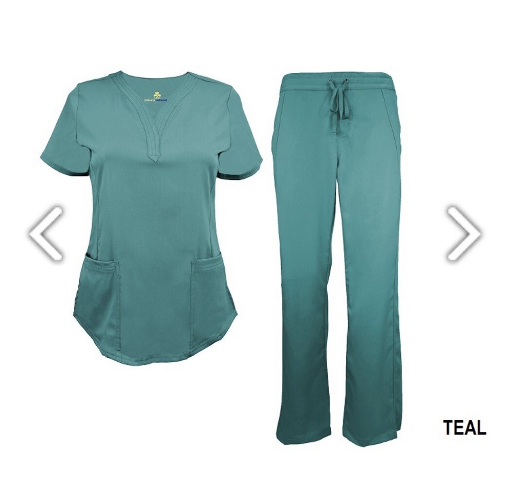 scrub sets women stretch