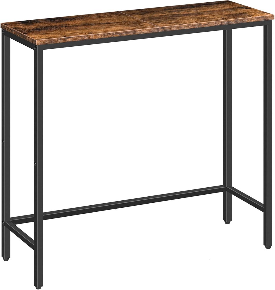 HOOBRO Narrow Console Table, 29.5" Small Entryway Table, Thin Sofa Table, Side T