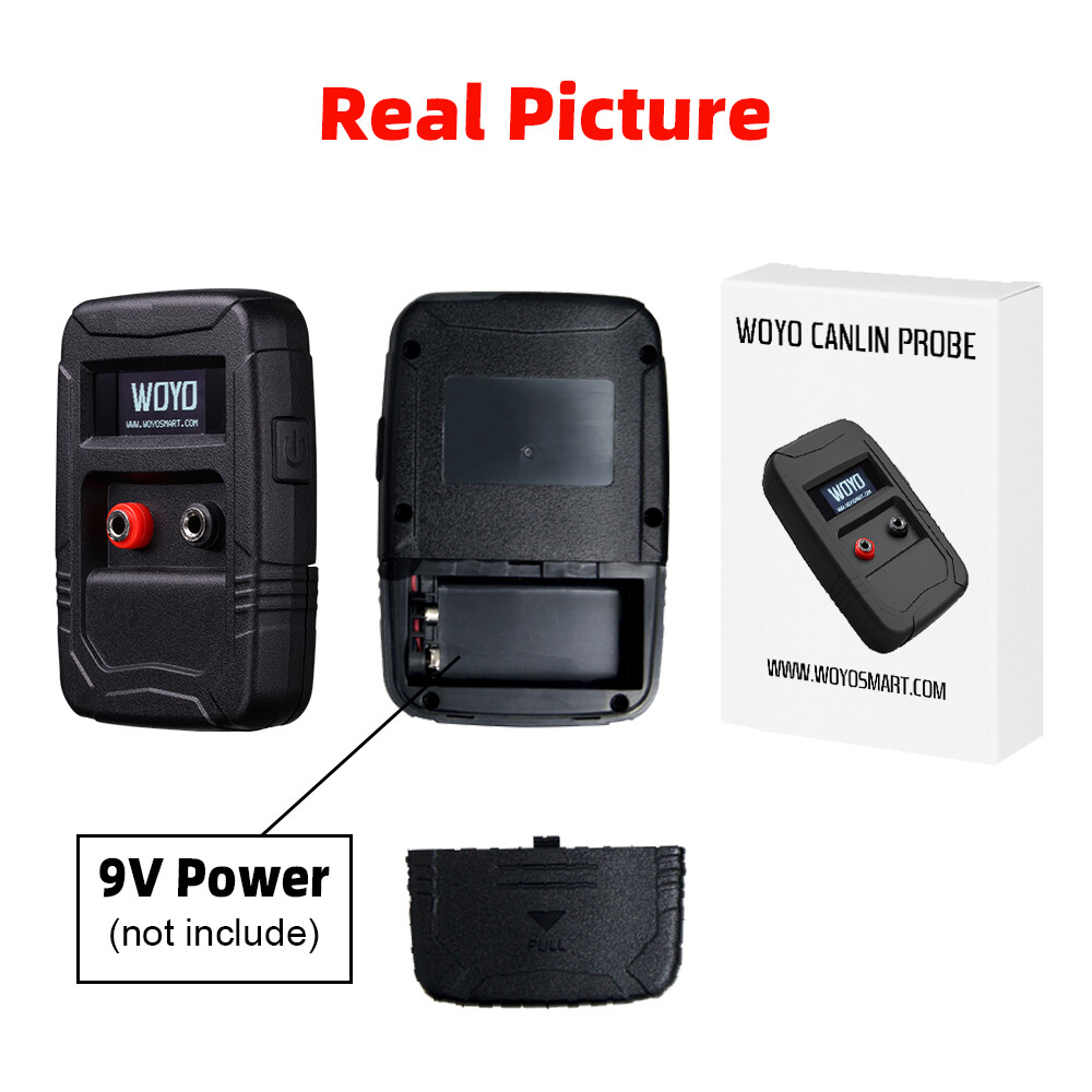 PL007 Car CAN BUS Analyzer Automatic Recognize CAN-High CAN-Low LIN BUS Tester