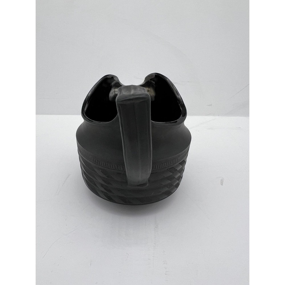 Antique Black Basalt Creamer Unmarked