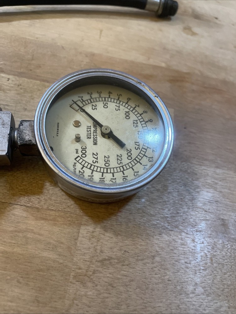 Vintage Automobile Compression Tester Made in USA