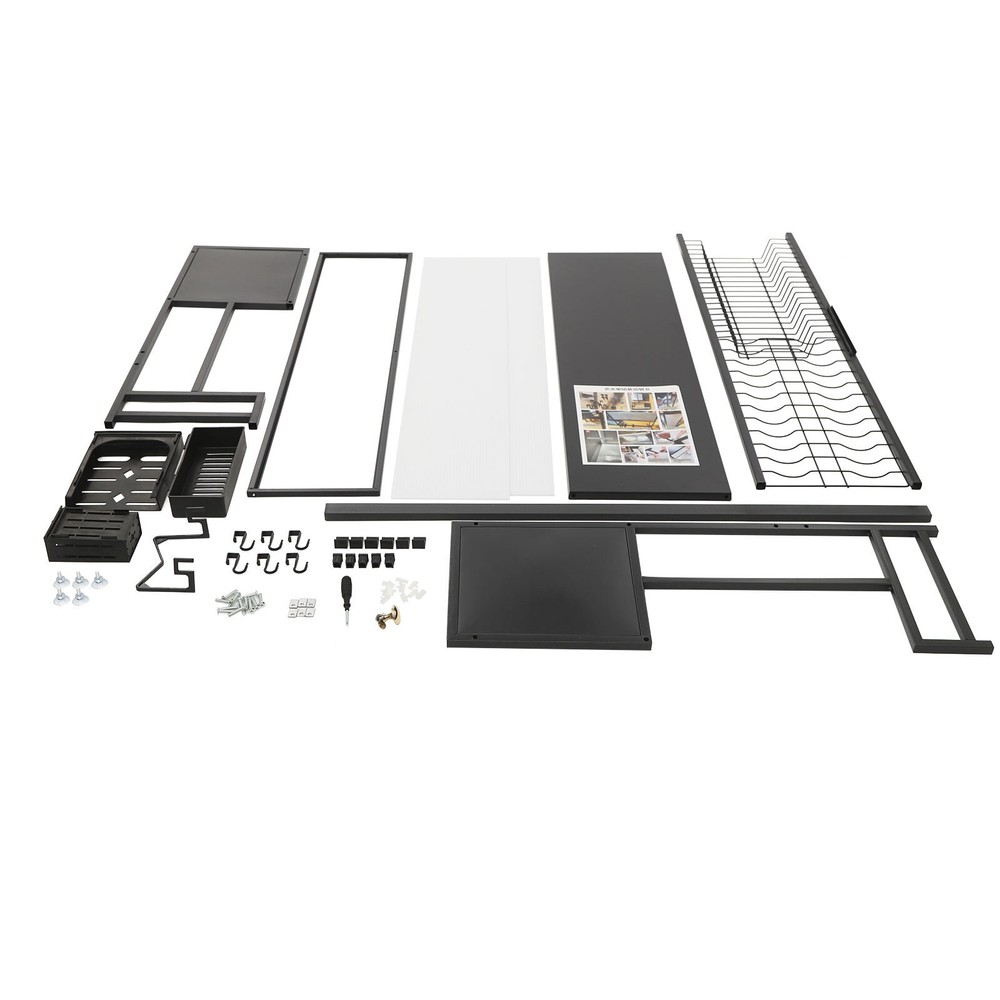 Over The Sink Dish Drying Rack Space Saving Large Dish Rack Metal for Kitchen