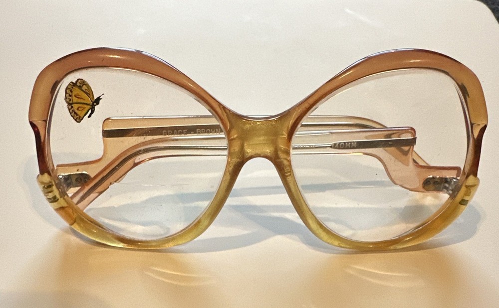 Grace Brown Frame Macau 140mm - Vintage