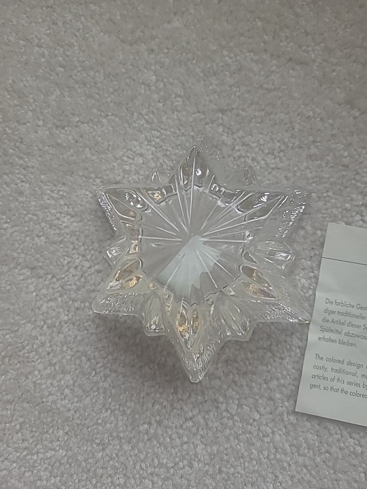 Home Beautiful Crystal Candy Or Nut Dish Germany