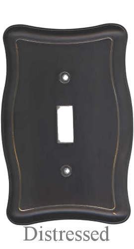 Single Switch Wall Plate Oil Rubbed Bronze