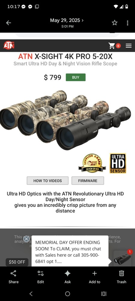 ATN X-Sight 4K Pro Series