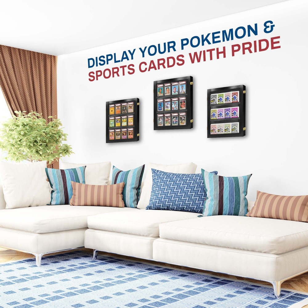 Card Display case for Graded Cards 12 PSA will work for cards under 6"