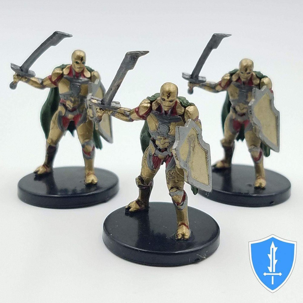 Warforged (sword) x3 - Eberron Rising From The Last War #1 D&D Miniature