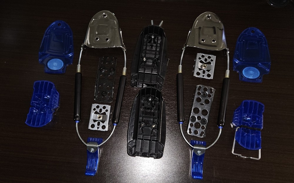 Rottefella Cobra Blue Telemark Bindings Used