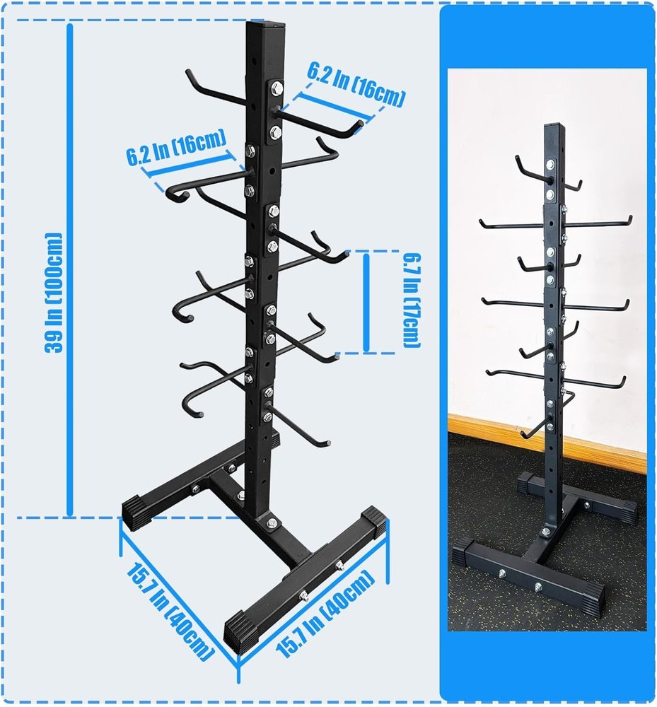 BLUSLM Cable Attachment Storage Rack Lat Bar