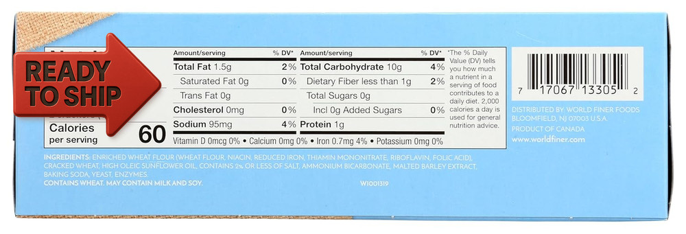 WELLINGTON CRACKER STONED WHEAT