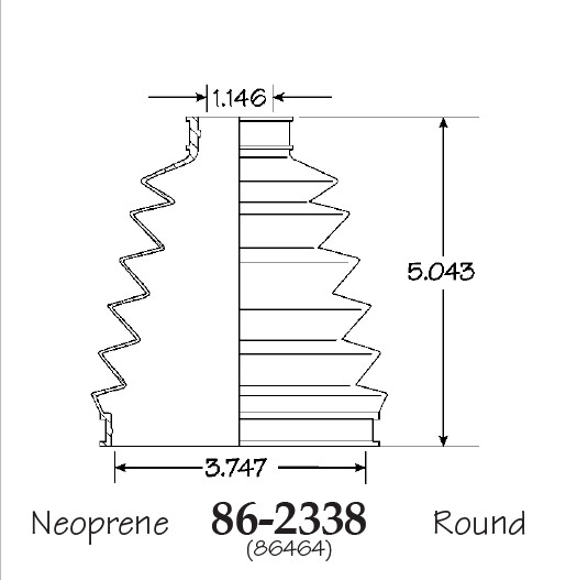Outer CV Axle Boot for Acura MDX 4WD Front 2016-2018