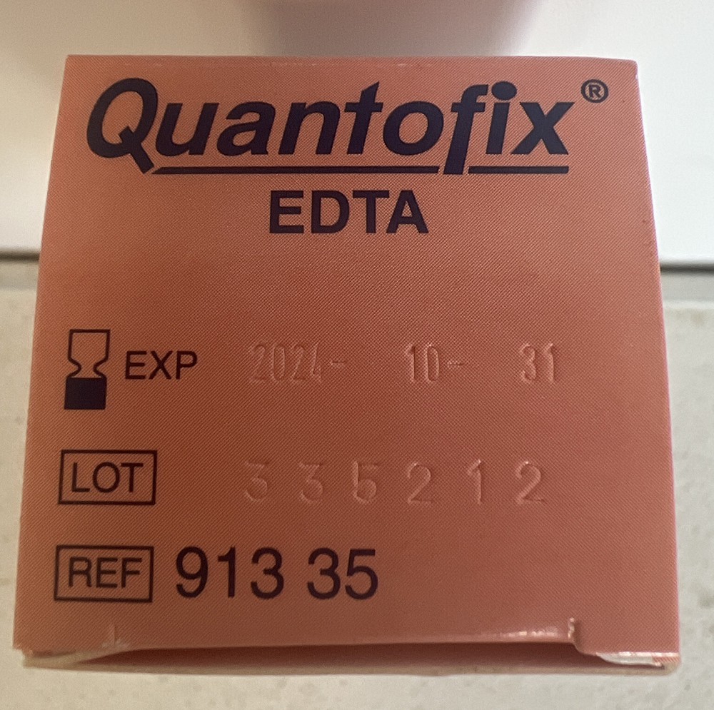 Quantifix EDTA 913 35 Test Strips 100-400 mg/L