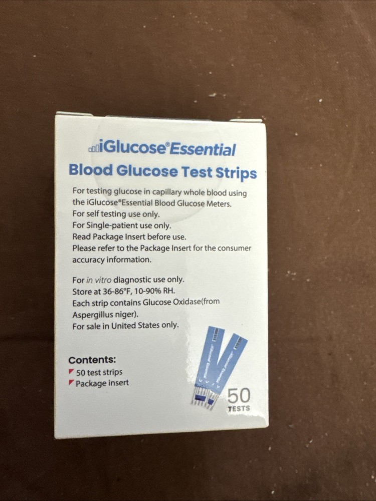 IGlucose Essential Test Strips 50ct 5/26