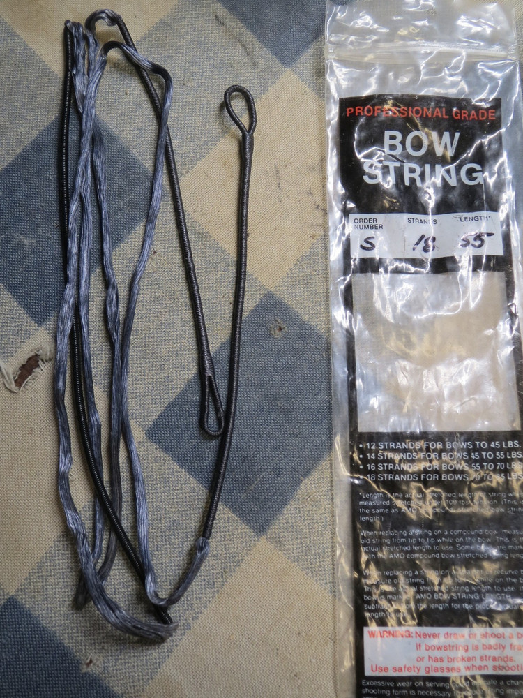 Archery compound bow string 18 strand 55" NEW !!! For 70 to 85 Lb Bows