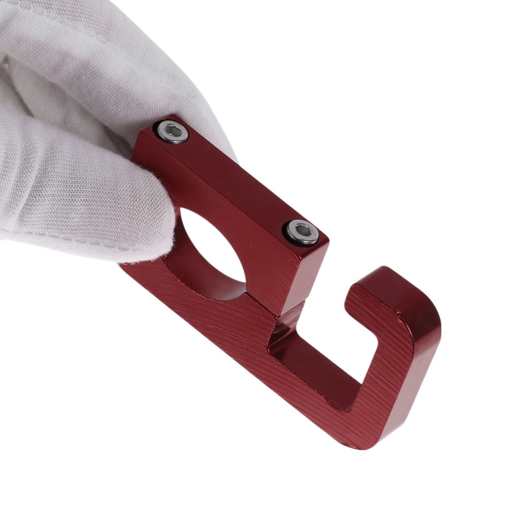Double Arc Hook for Motorcycle Hex Key Washer 1 Set Red