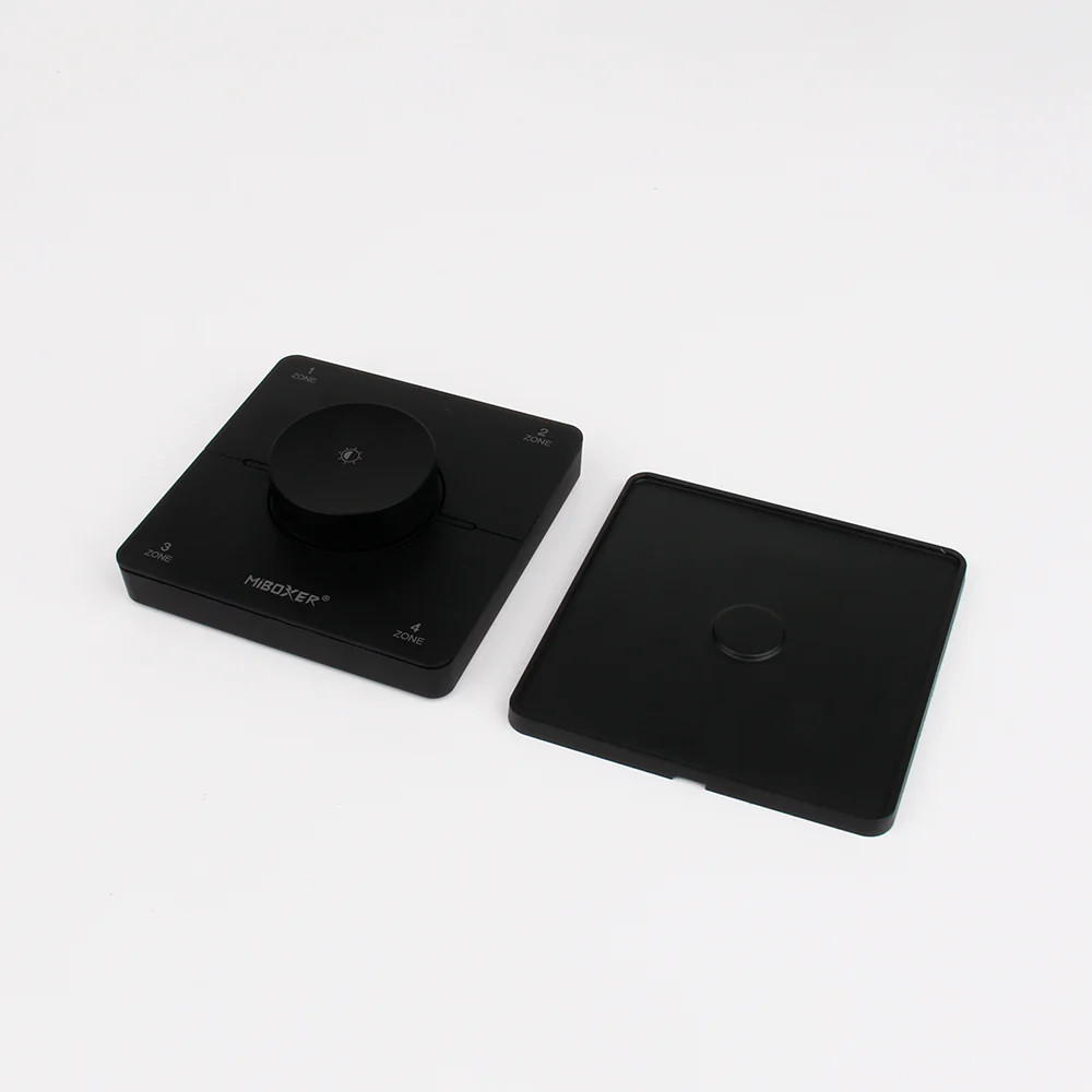Miboxer 4 Zone CCT Rotating Panel Remote Black