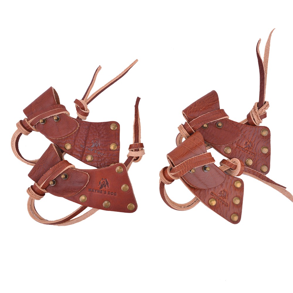 Leather Axe Sheath Cover Holder Blade Protector Cowhide Axe Head Sheath Case