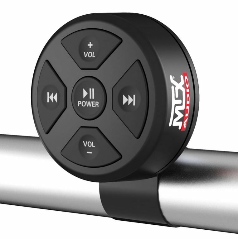 MTX UNI-2-MUDBTRC UTV Audio Kit-Amplifier+4 Roll Cage Speakers+Bluetooth Control