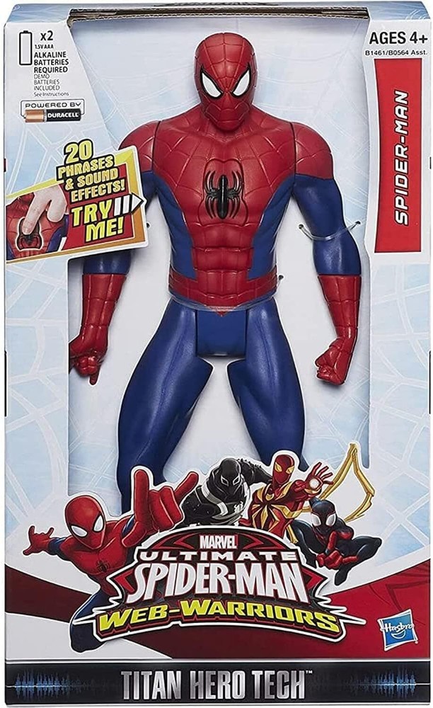 Marvel Ultimate Spider-Man Web Warriors Titan Hero Tech Electronic...