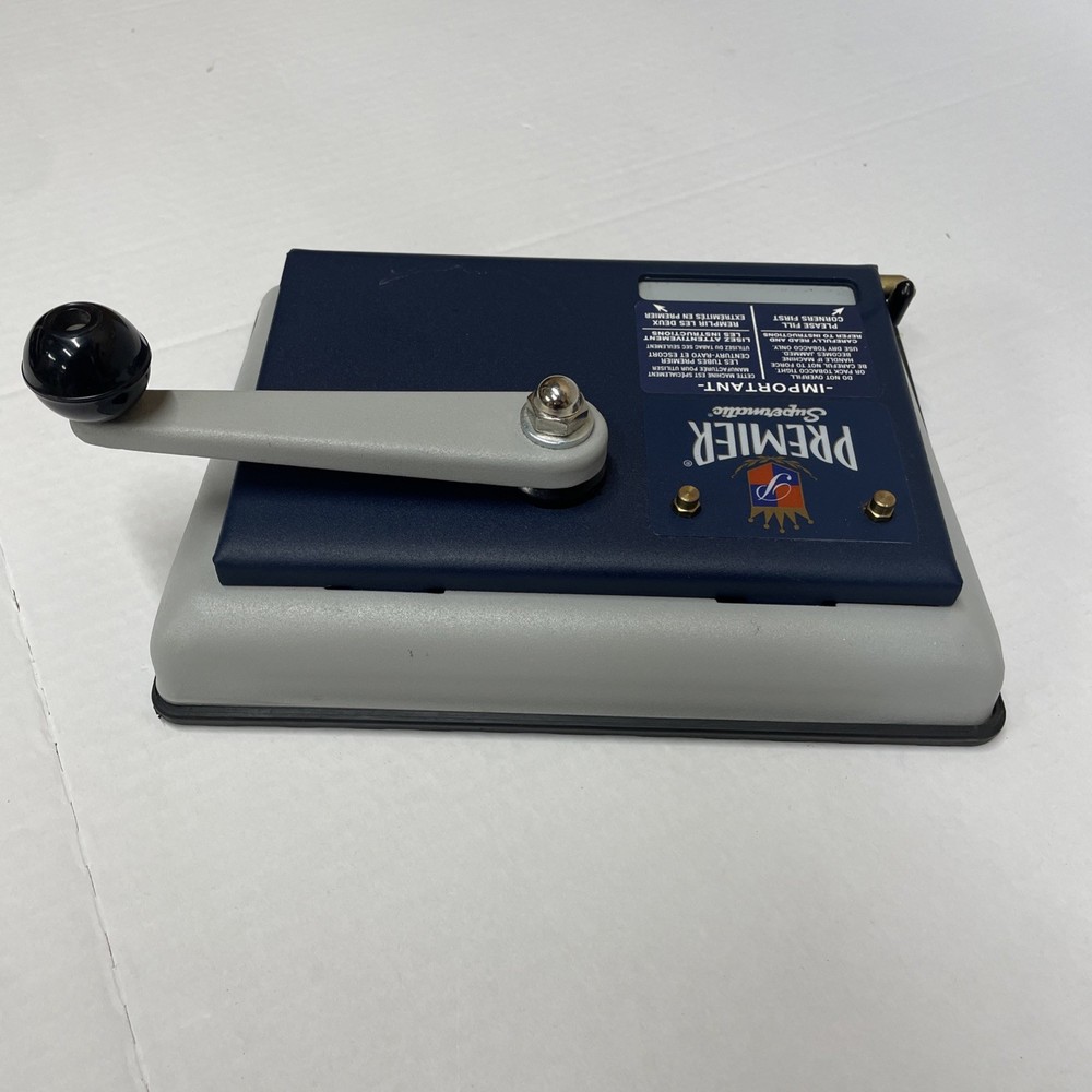 PREMIER Supermatic Cigarette Injector Machine Makes 100mm Regular & King Size