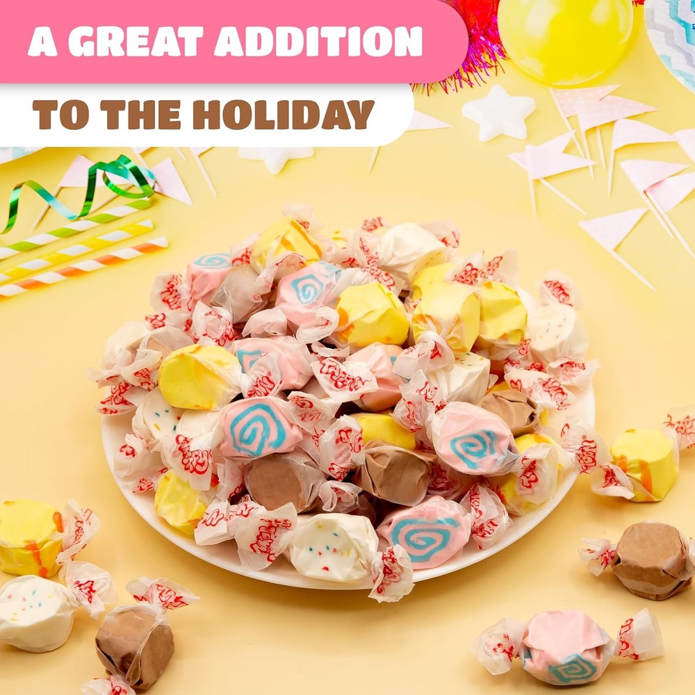 Salt Water Taffy Candy Mix - 1 Pound Bag - Assorted