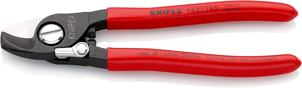 KNIPEX - 95 21 165 Tools - Cable Shears, Spring (9521165)