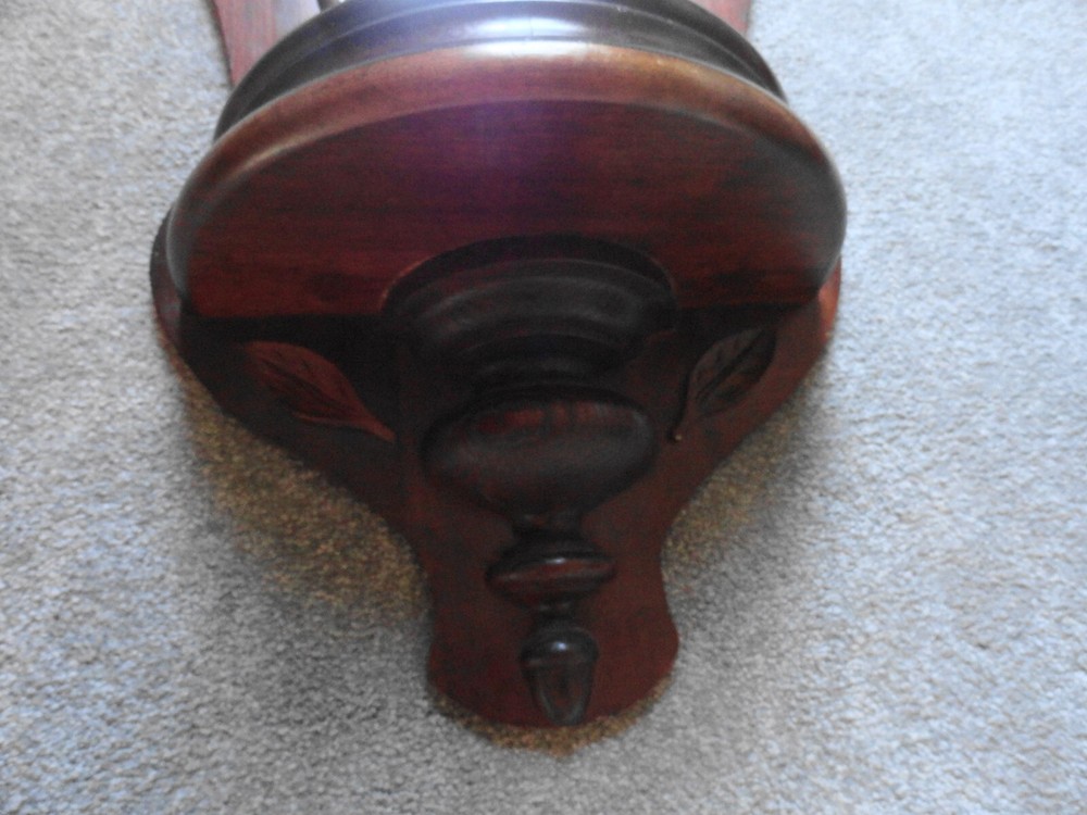 Vintage Wood Mirror Wall Shelf Planter