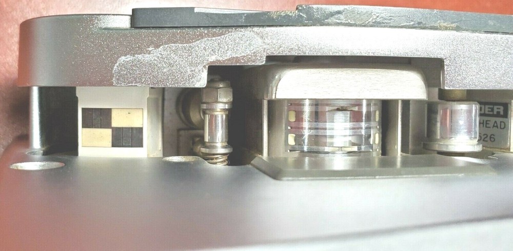 Studer B67 Headblock Headstack 2-Track 1/4" Complete Play, Record, Erase, Guides