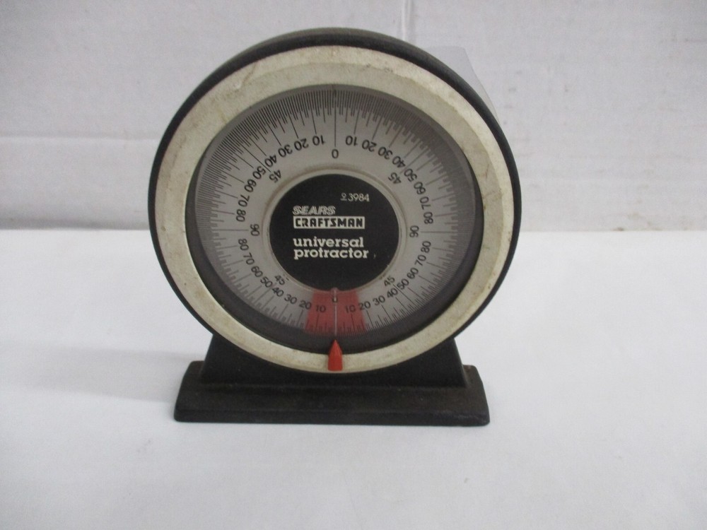 Vintage Sears Craftsman Magnetic Universal Protractor