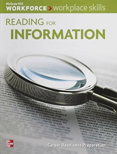 Workplace Skills: Reading for Information, Student Workbook (WORKFORCE) - GOOD