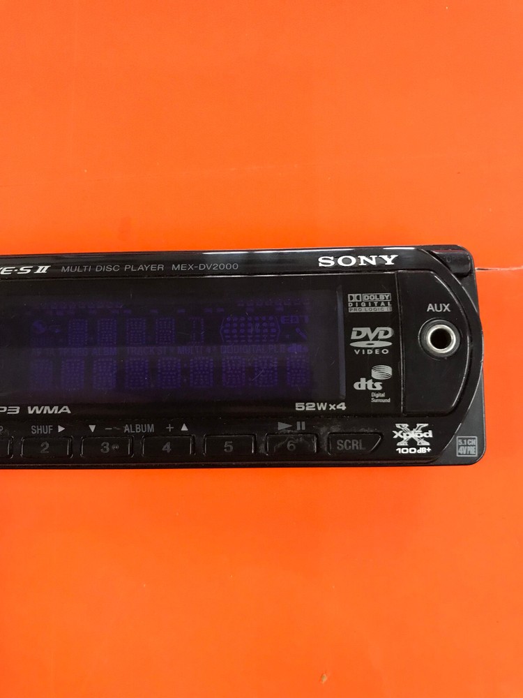 SONY MEX-DV2000 faceplate face plate only