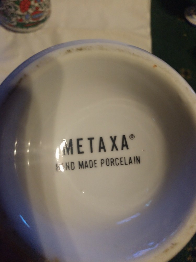 2 Vintage Metaxa liqueur decanters.