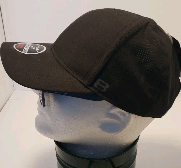Layer 8 Black Running Cap New with Tags
