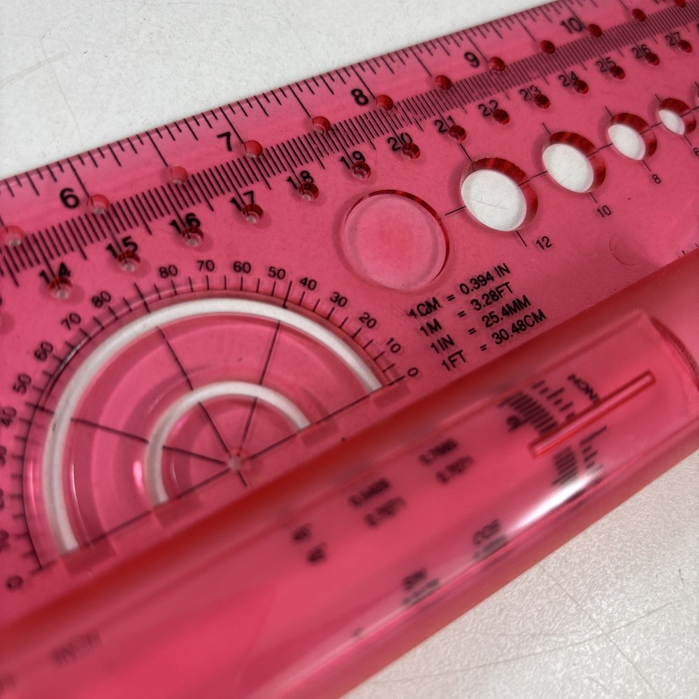 Multi-Purpose Drawing Parallel Rolling Ruler 12 Inch Drawing Design Ruler