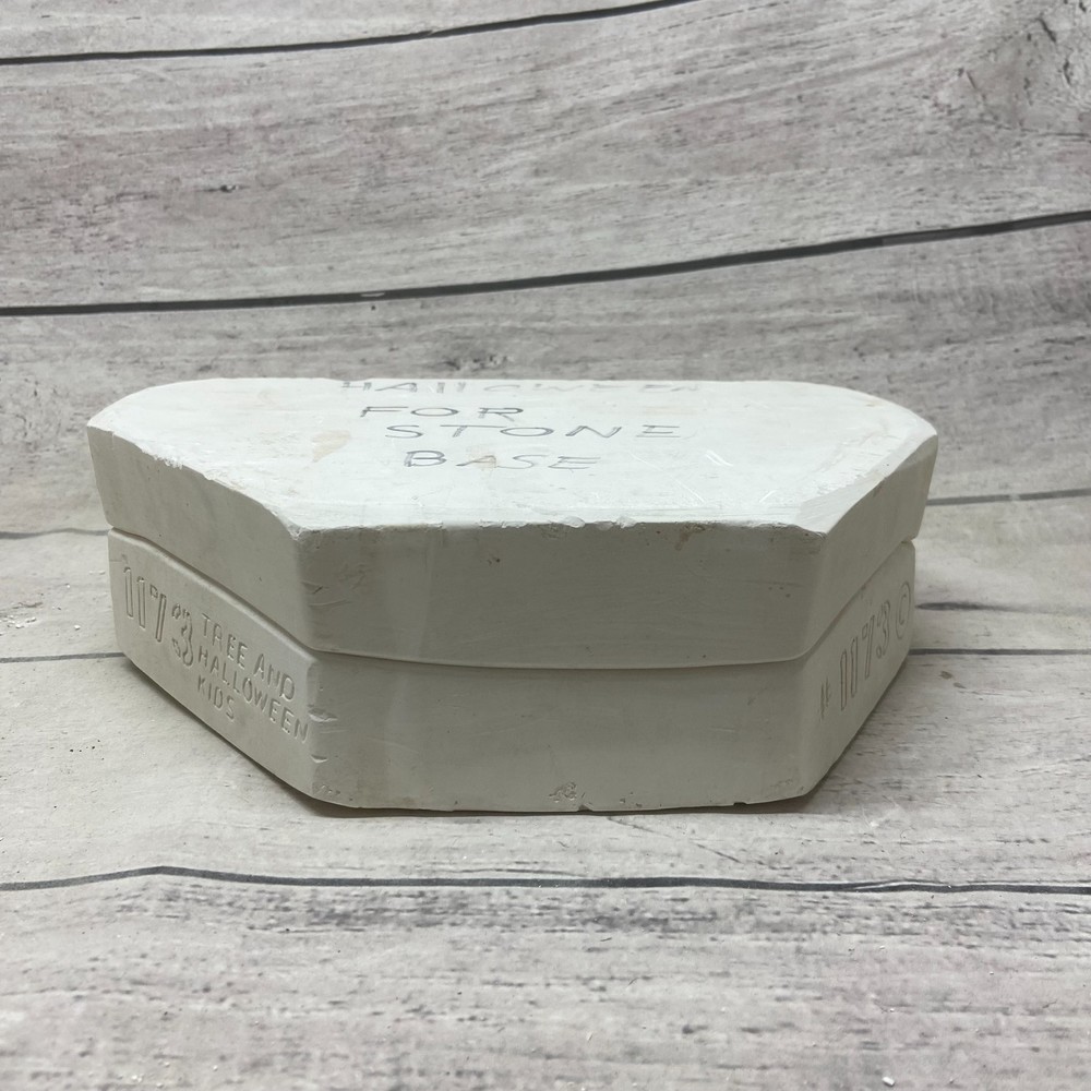 Unbranded Ceramic Casting Mold Tree & Halloween Kids For Stone Base #1173