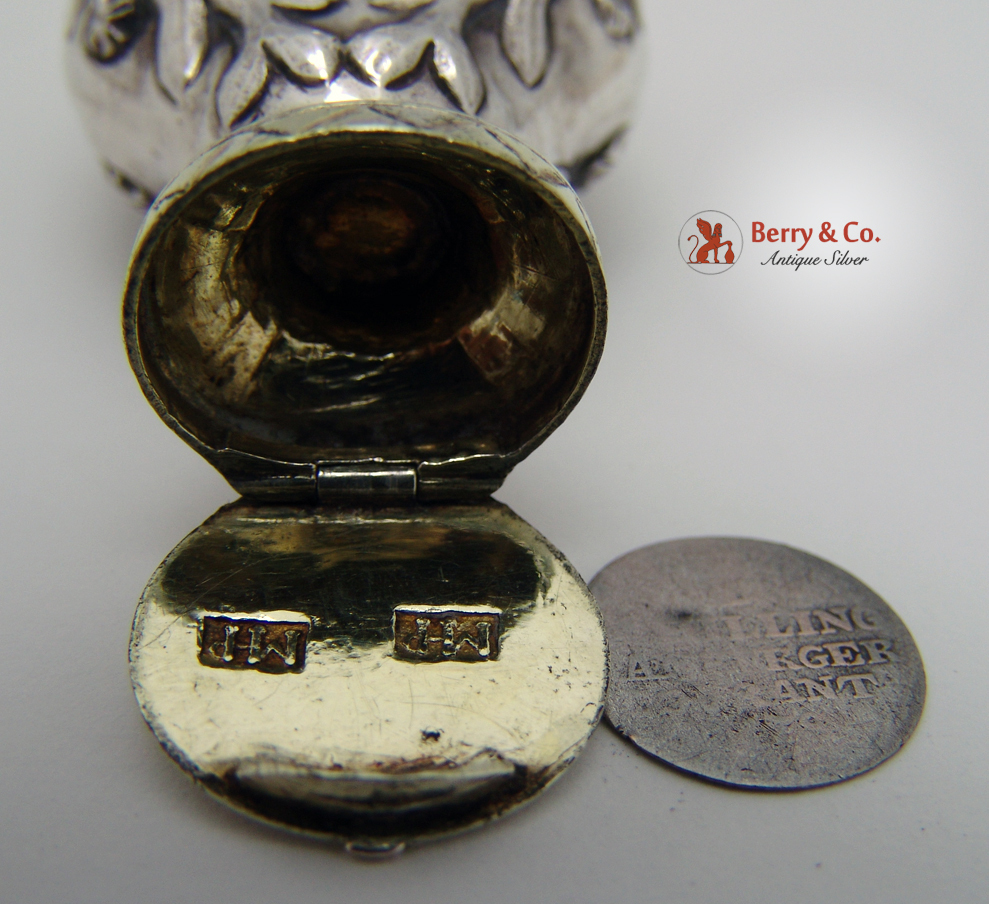 18th Century Spice Box Continental 800 Silver 1796