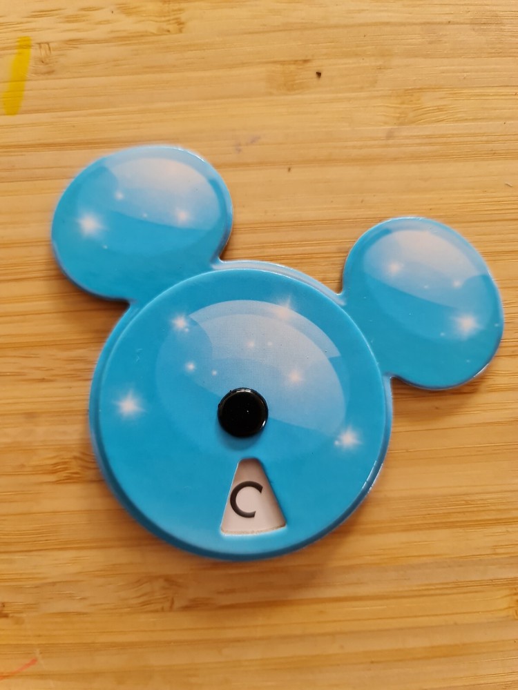 Genuine Disney PICTOPIA Game Replacement BLUE SCORING DIAL x 1