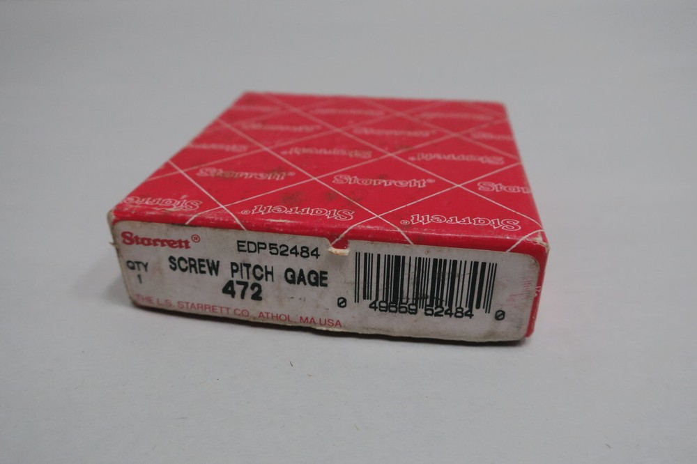 Starrett 472 Screw Pitch Gage