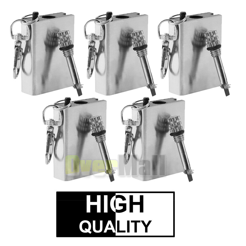 5x Waterproof Permanent Match Lighter, Endless Match, Survival Camp Fire Starter