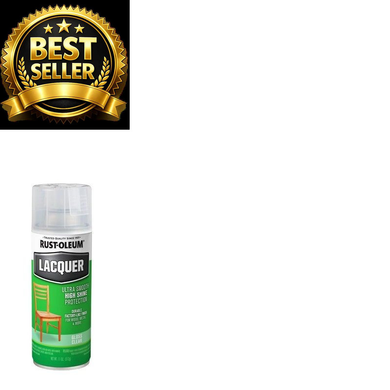 Rust-Oleum 1906830 Lacquer Spray Paint, 11 oz, Gloss Clear 11 Ounce,