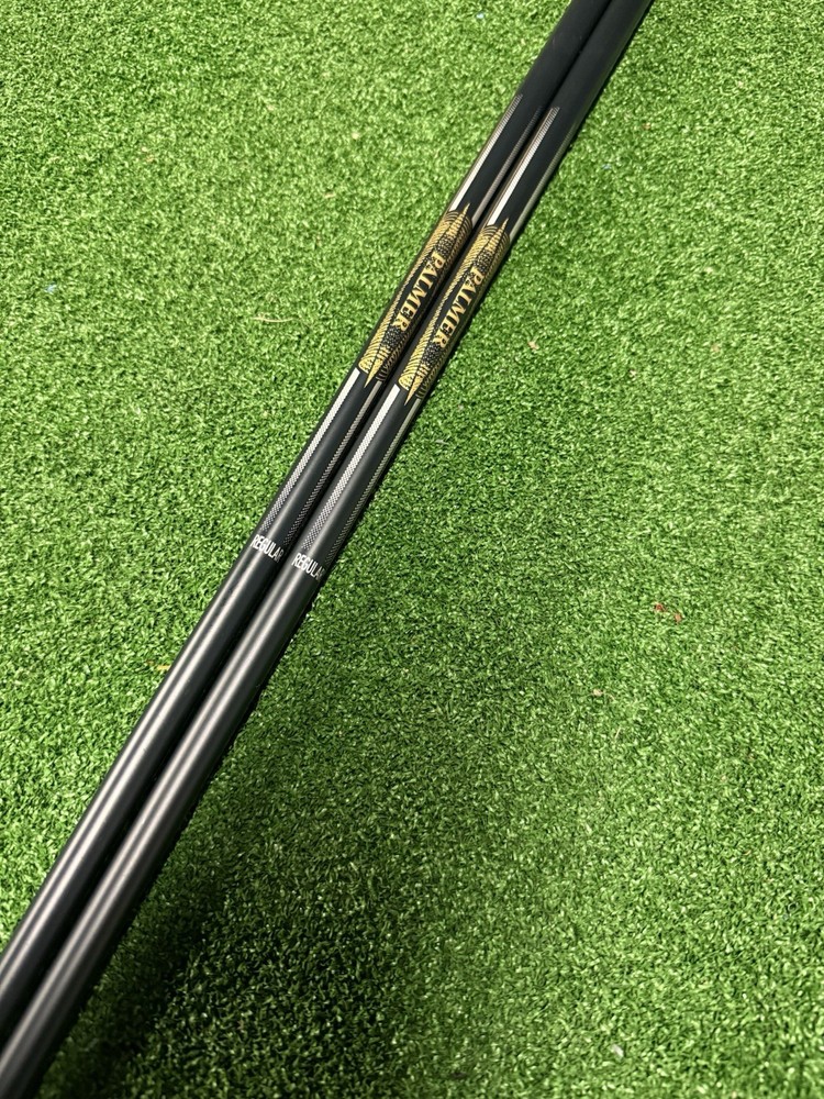 2 x Palmer Regular Black Graphite Iron Shaft .370 Tip