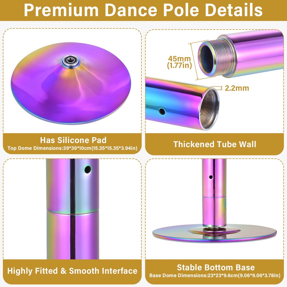 Pole Dance Pole for Home 45mm Spin Static Dancing Pole Professional qualified