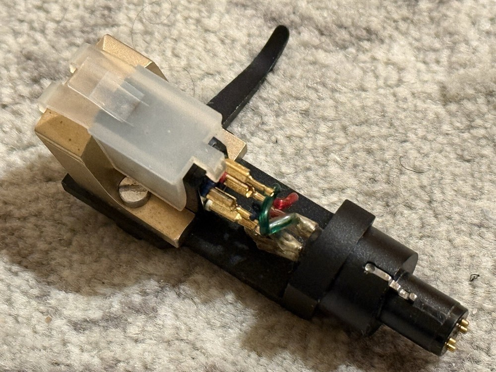 Technics EPC 305MC CARTRIDGE & AUDIOCRAFT HEADSHELL BORON PIPE TESTED & WORKING