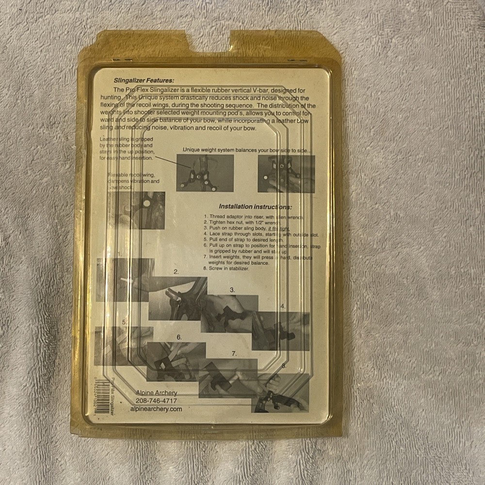 Alpine Archery Pro Flex Slingalizer w/Removable Weights