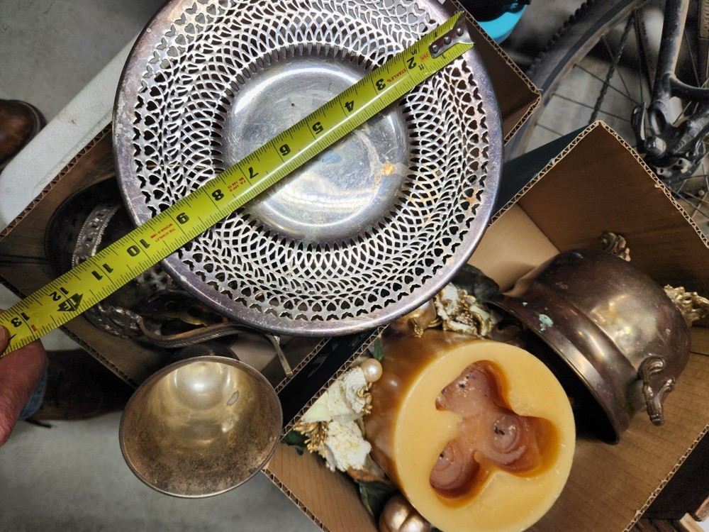 silver tray