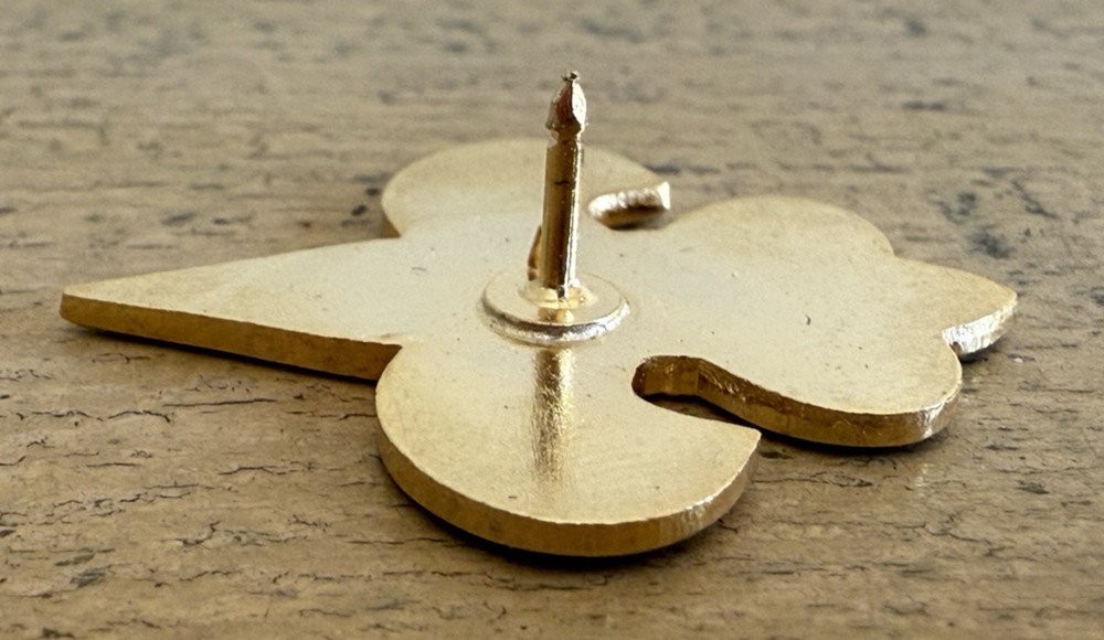 FBI Fleur de Lis Lapel Pin Flat