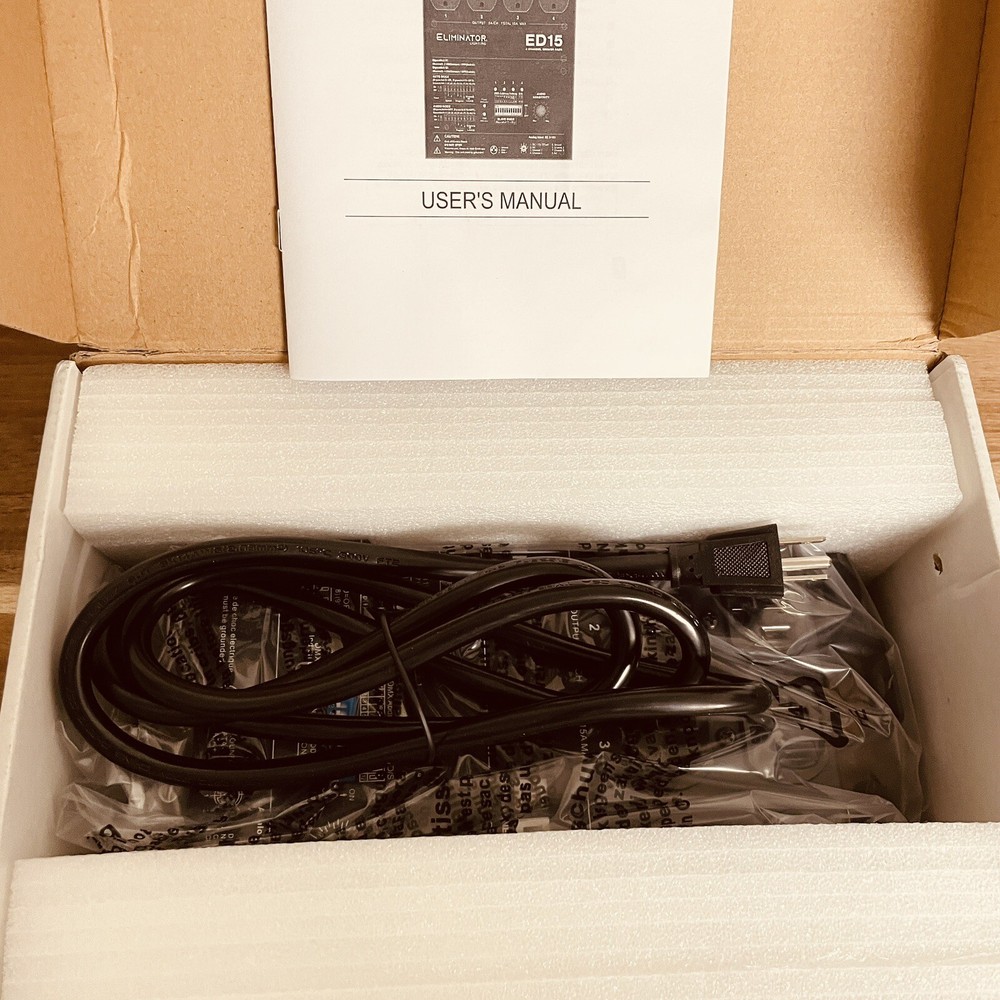 Eliminator ED15 4 Channel DMX Dimmer Pack