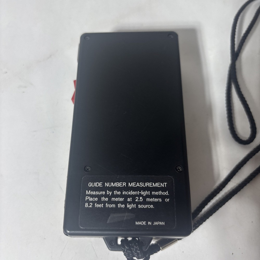 Shepherd FM900 flash meter with case and strap.
